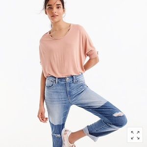 NWT J. Crew Dolman-Sleeve Top, Pale Cedar | M